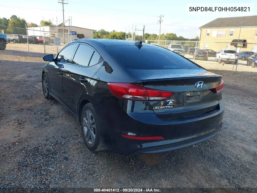 5NPD84LF0HH054821 2017 Hyundai Elantra Se