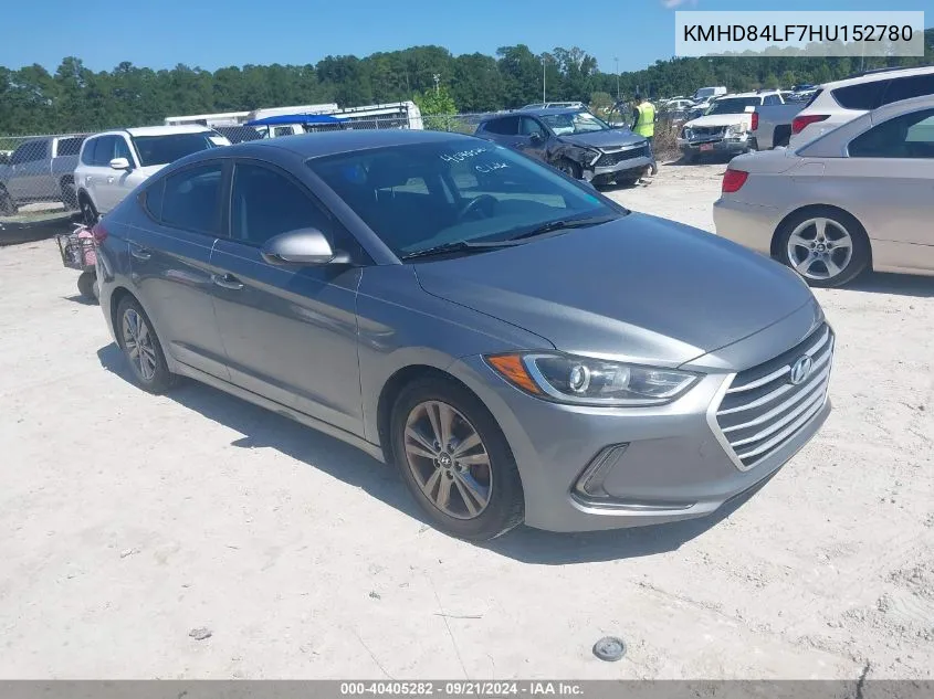 KMHD84LF7HU152780 2017 Hyundai Elantra Se