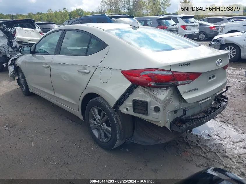 2017 Hyundai Elantra Se VIN: 5NPD84LF6HH093879 Lot: 40414283