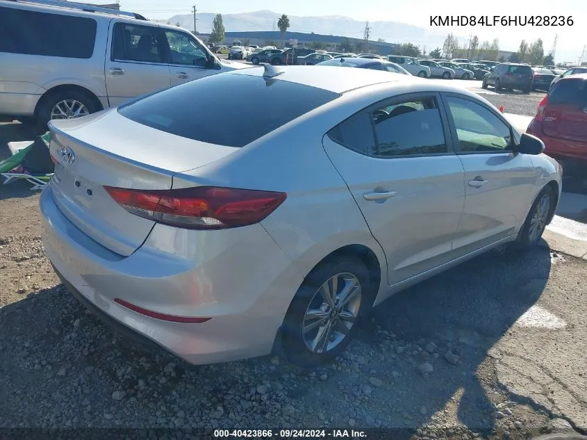 KMHD84LF6HU428236 2017 Hyundai Elantra Se/Value/Limited