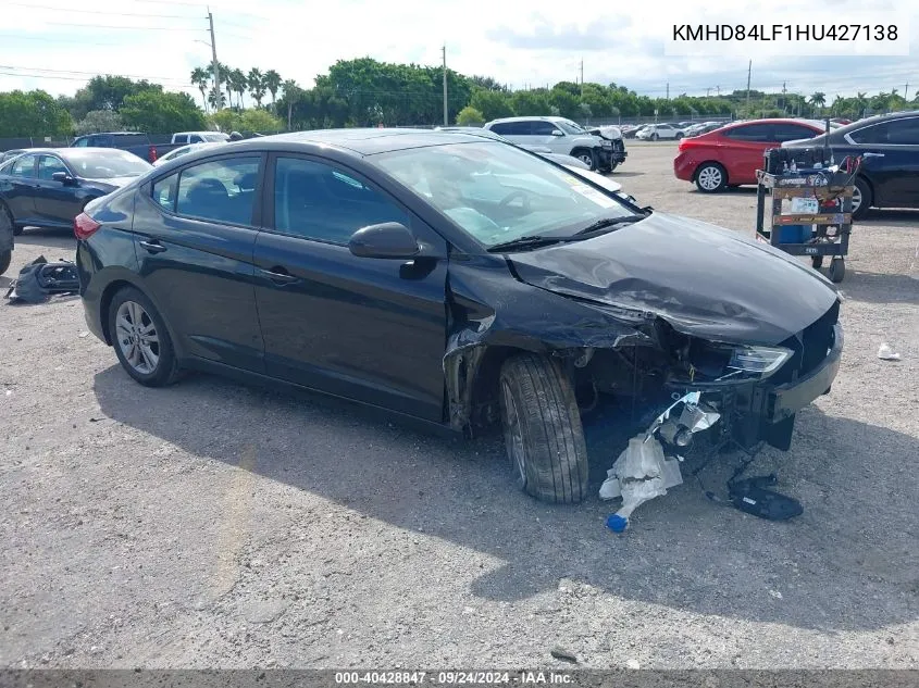 KMHD84LF1HU427138 2017 Hyundai Elantra Value Edition