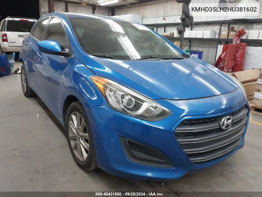 KMHD35LH2HU381602 2017 Hyundai Elantra Gt