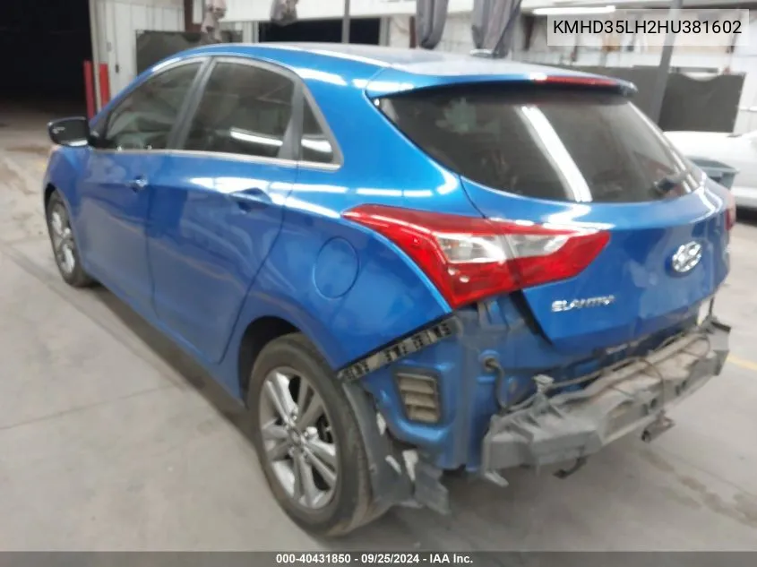 KMHD35LH2HU381602 2017 Hyundai Elantra Gt