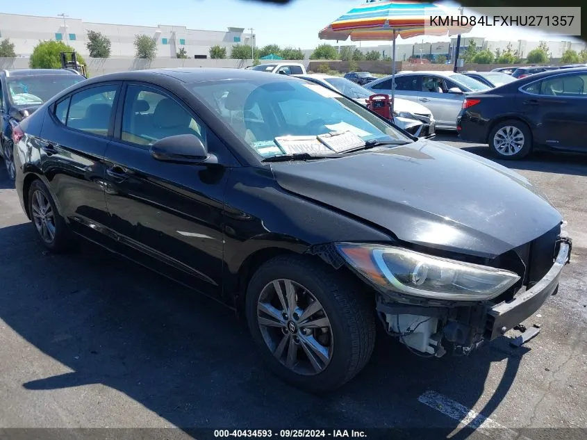 2017 Hyundai Elantra Value Edition VIN: KMHD84LFXHU271357 Lot: 40434593