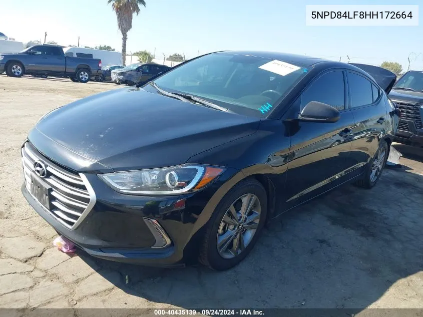 5NPD84LF8HH172664 2017 Hyundai Elantra Value Edition