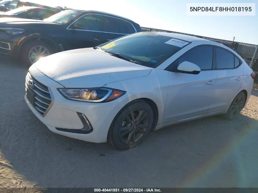 5NPD84LF8HH018195 2017 Hyundai Elantra Se/Value/Limited