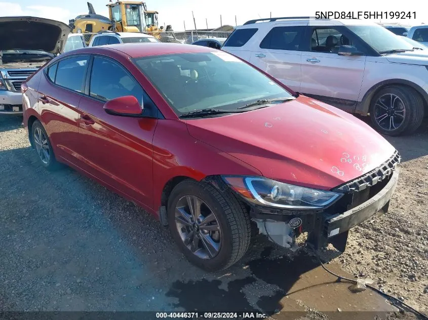 2017 Hyundai Elantra Se VIN: 5NPD84LF5HH199241 Lot: 40446371