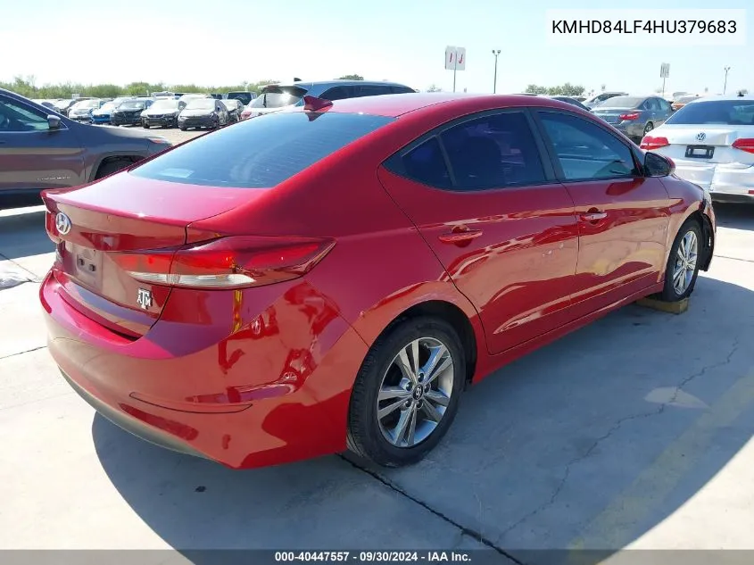 KMHD84LF4HU379683 2017 Hyundai Elantra Value Edition