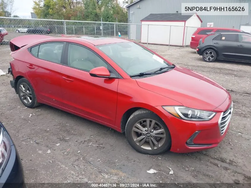 5NPD84LF9HH165626 2017 Hyundai Elantra Value Edition