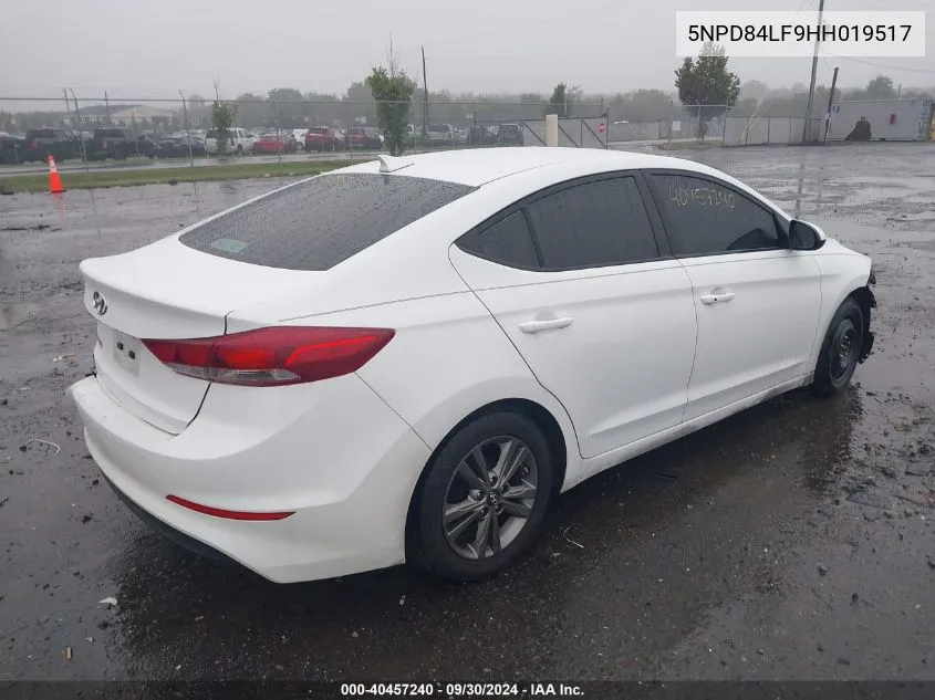 5NPD84LF9HH019517 2017 Hyundai Elantra Se/Value/Limited