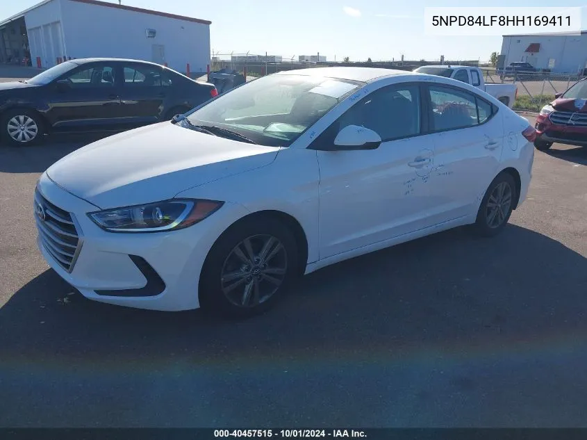 5NPD84LF8HH169411 2017 Hyundai Elantra Se/Value/Limited