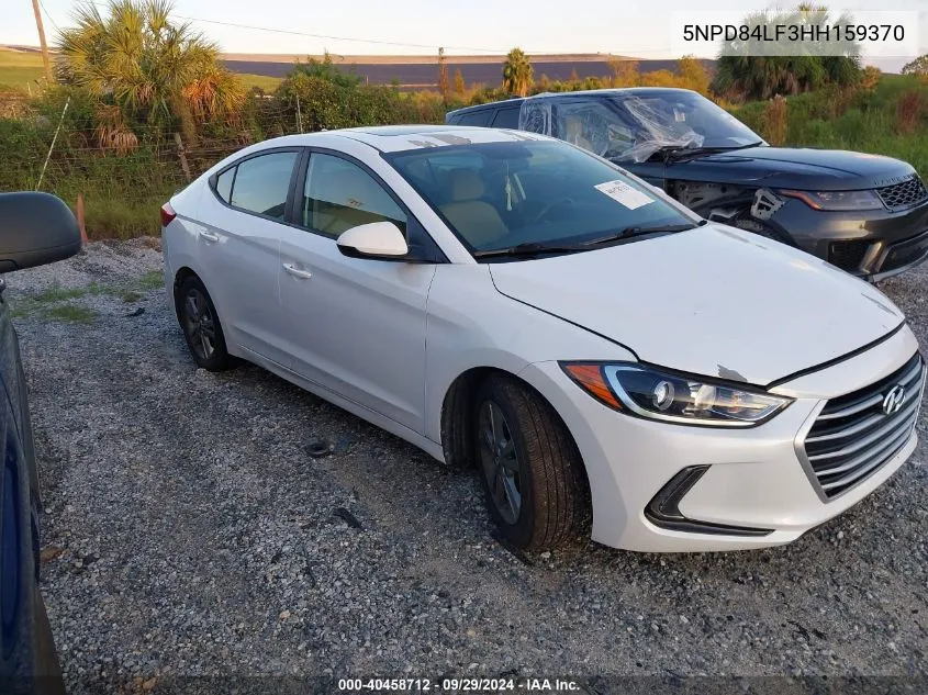 5NPD84LF3HH159370 2017 Hyundai Elantra Se/Value/Limited