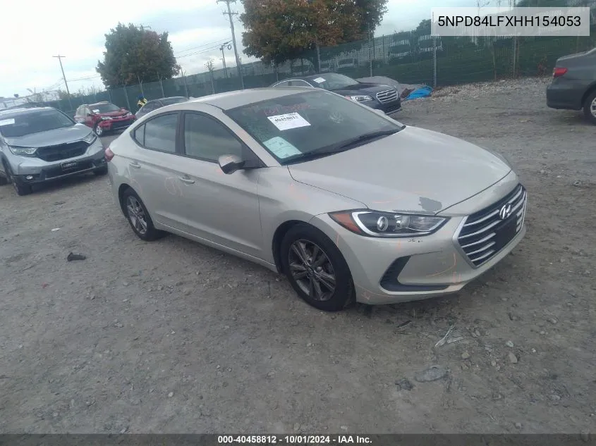 2017 Hyundai Elantra Se/Value/Limited VIN: 5NPD84LFXHH154053 Lot: 40458812