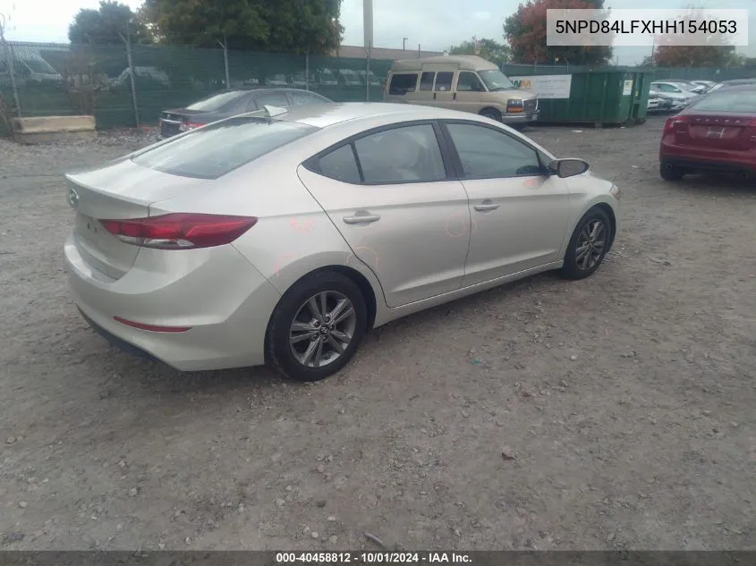 5NPD84LFXHH154053 2017 Hyundai Elantra Se/Value/Limited