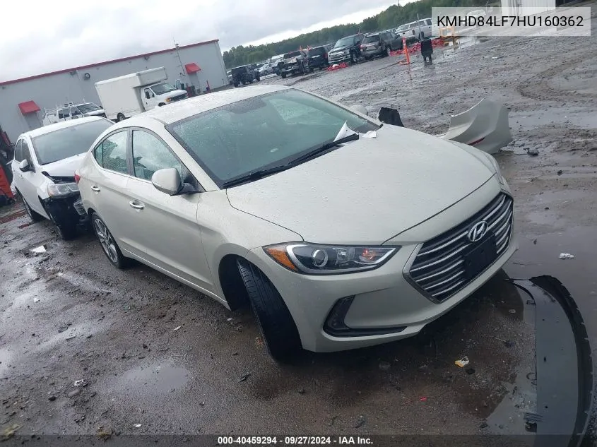 KMHD84LF7HU160362 2017 Hyundai Elantra Limited