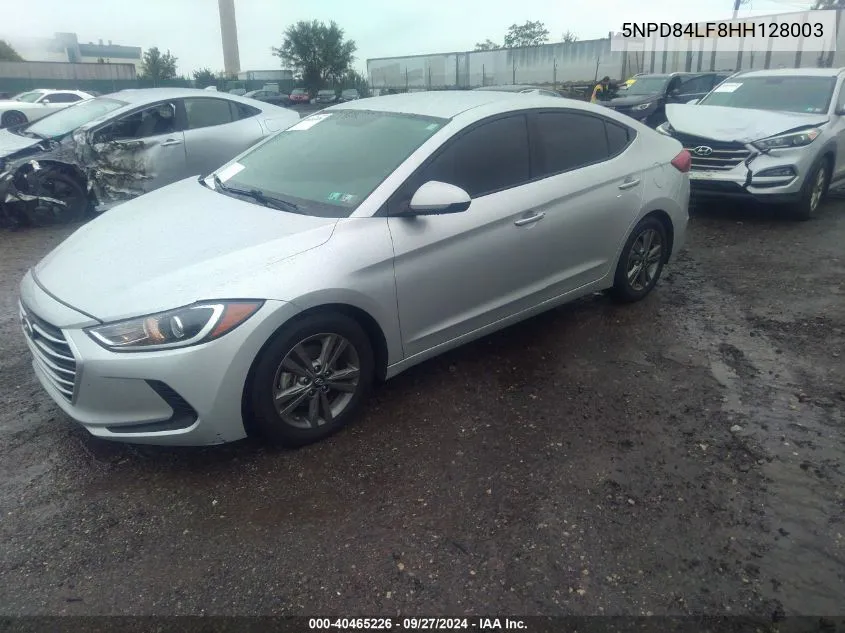 2017 Hyundai Elantra Se VIN: 5NPD84LF8HH128003 Lot: 40465226