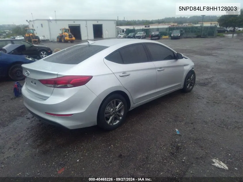 2017 Hyundai Elantra Se VIN: 5NPD84LF8HH128003 Lot: 40465226