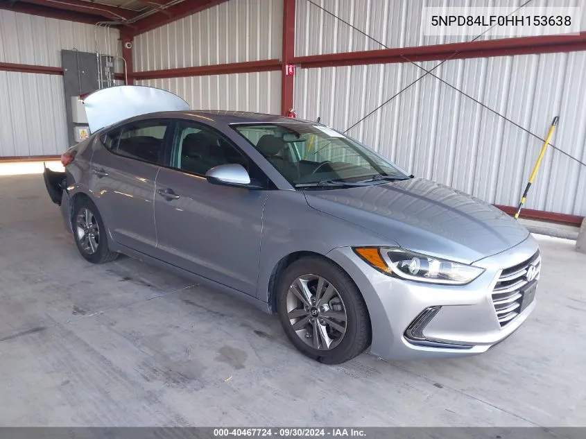 5NPD84LF0HH153638 2017 Hyundai Elantra Value Edition