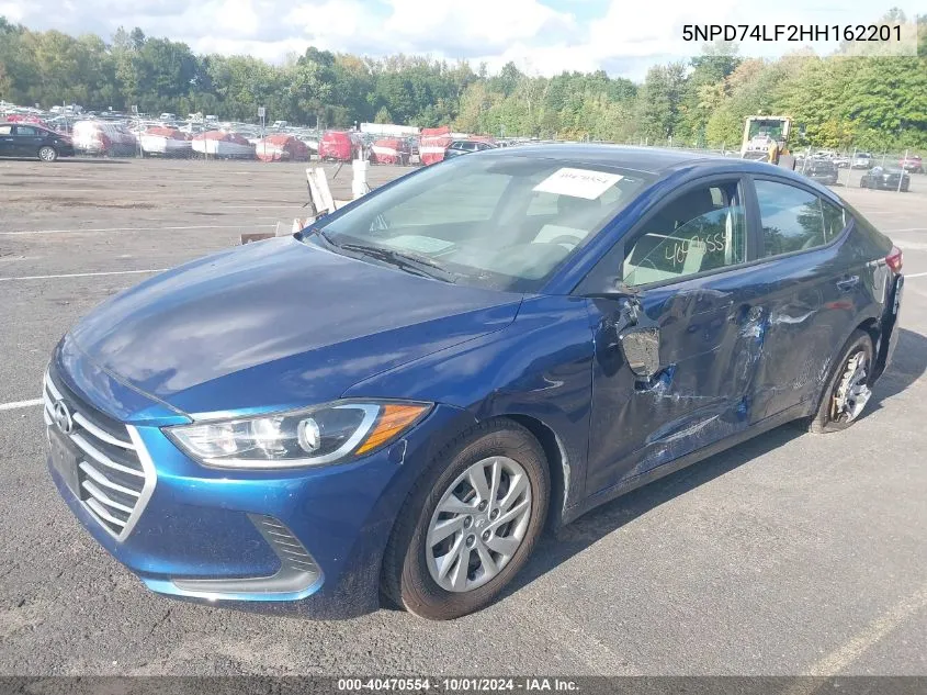 5NPD74LF2HH162201 2017 Hyundai Elantra Se