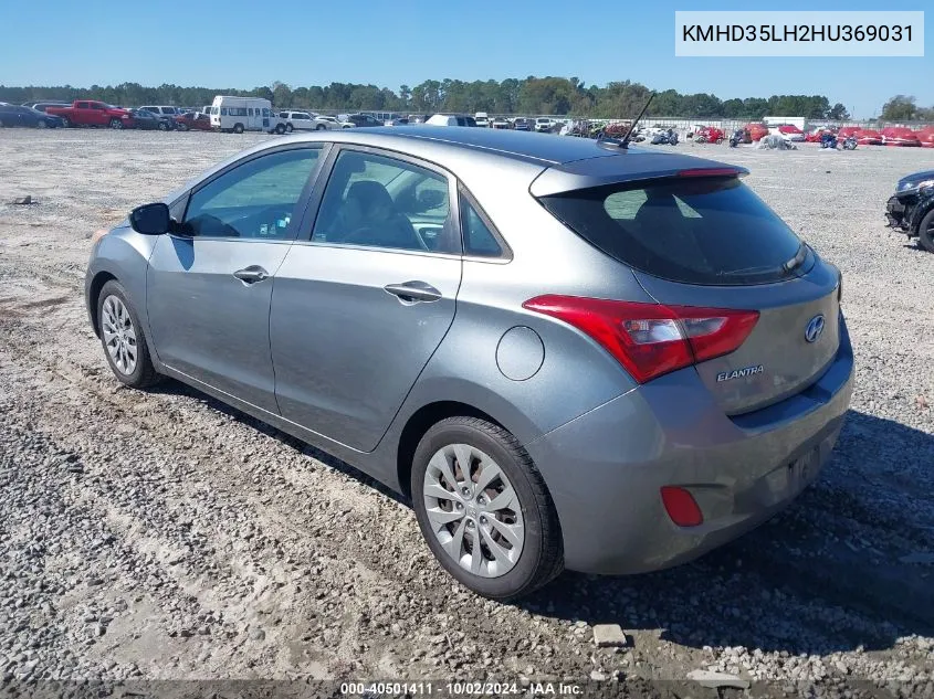 KMHD35LH2HU369031 2017 Hyundai Elantra Gt