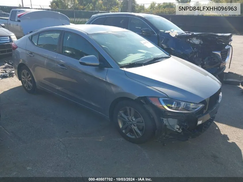 2017 Hyundai Elantra Se VIN: 5NPD84LFXHH096963 Lot: 40507702