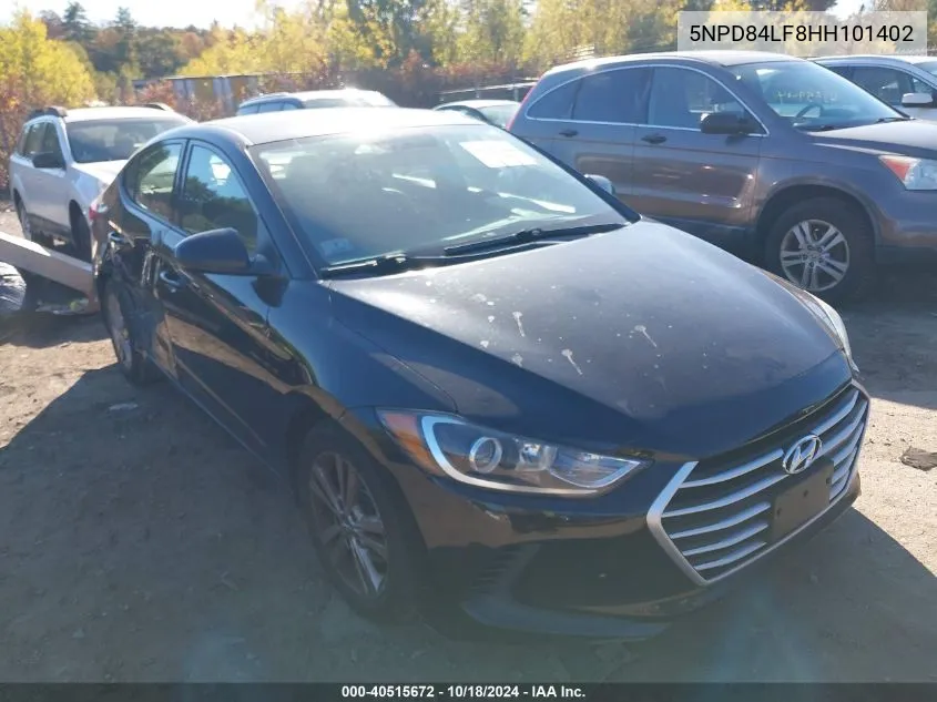 5NPD84LF8HH101402 2017 Hyundai Elantra Se