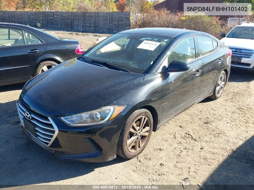 5NPD84LF8HH101402 2017 Hyundai Elantra Se