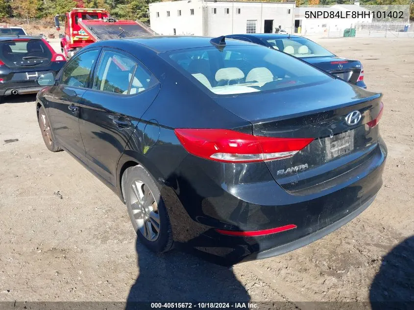 2017 Hyundai Elantra Se VIN: 5NPD84LF8HH101402 Lot: 40515672