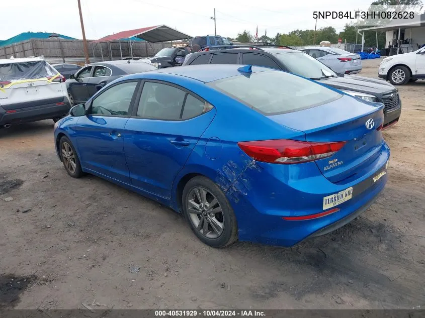 2017 Hyundai Elantra Se VIN: 5NPD84LF3HH082628 Lot: 40531929