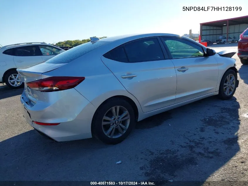 2017 Hyundai Elantra Se VIN: 5NPD84LF7HH128199 Lot: 40571583