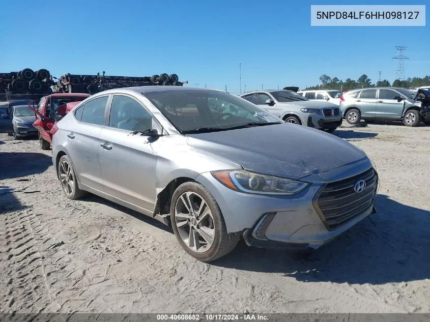 5NPD84LF6HH098127 2017 Hyundai Elantra Limited