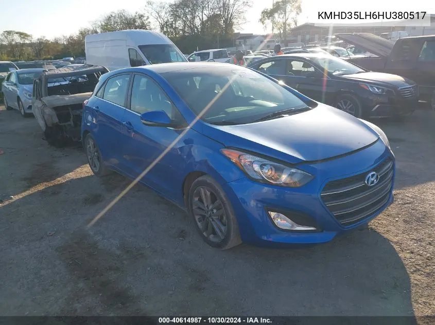 2017 Hyundai Elantra Gt VIN: KMHD35LH6HU380517 Lot: 40614987