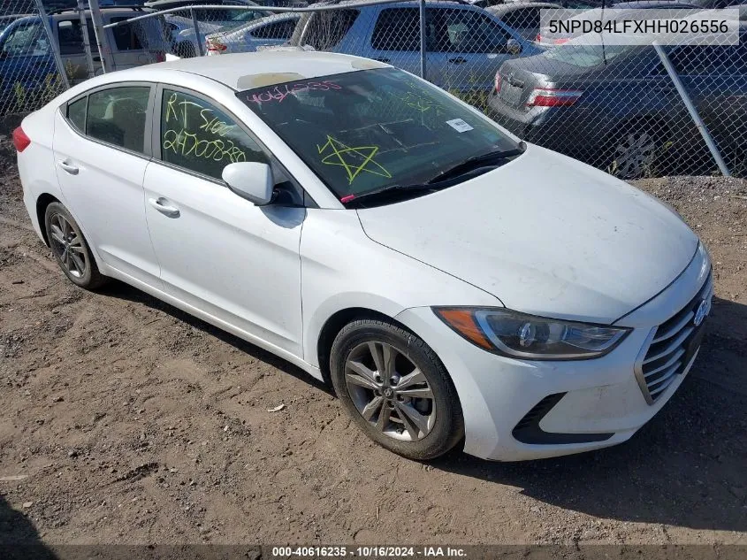 2017 Hyundai Elantra Se VIN: 5NPD84LFXHH026556 Lot: 40616235