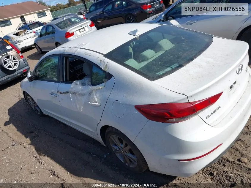 2017 Hyundai Elantra Se VIN: 5NPD84LFXHH026556 Lot: 40616235