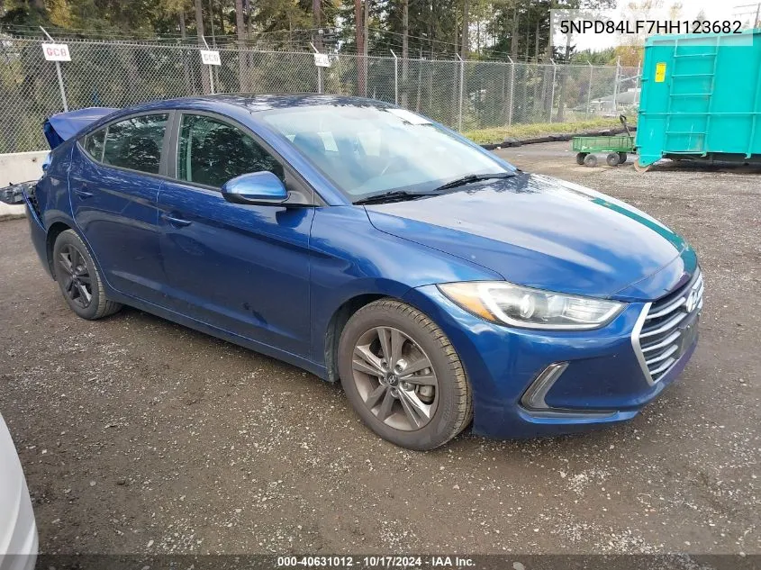 5NPD84LF7HH123682 2017 Hyundai Elantra Value Edition