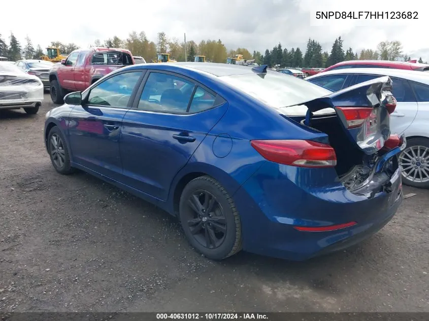 5NPD84LF7HH123682 2017 Hyundai Elantra Value Edition