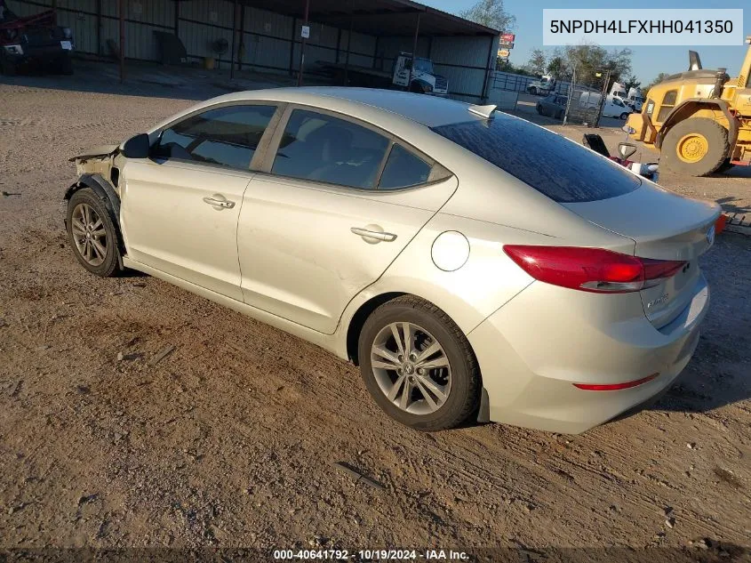 5NPDH4LFXHH041350 2017 Hyundai Elantra Se/Sport/Limited