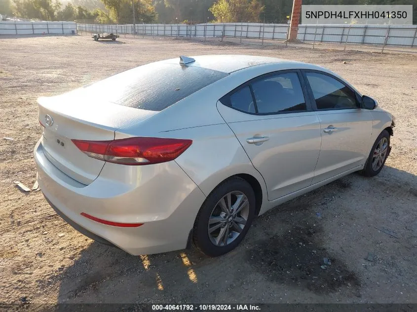 2017 Hyundai Elantra Se/Sport/Limited VIN: 5NPDH4LFXHH041350 Lot: 40641792