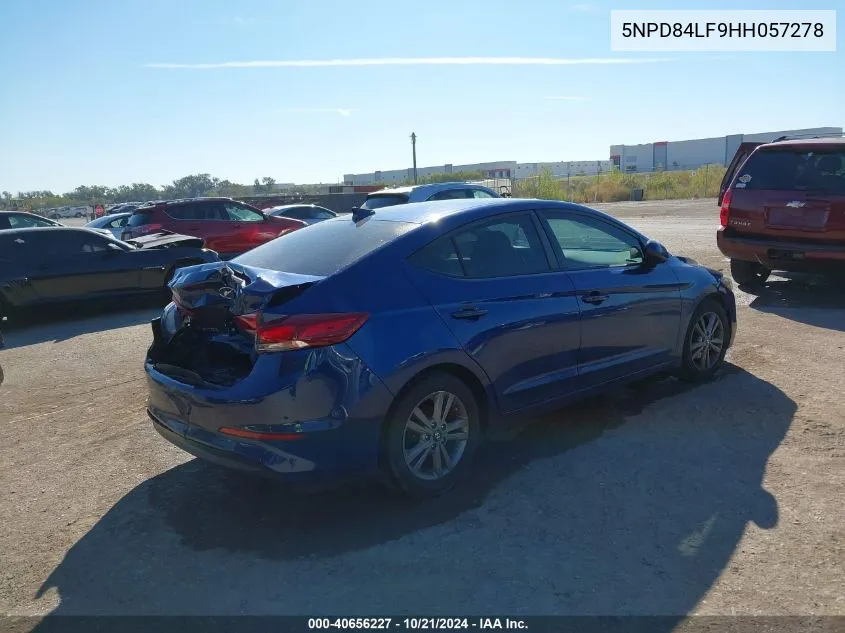 5NPD84LF9HH057278 2017 Hyundai Elantra Se/Value/Limited