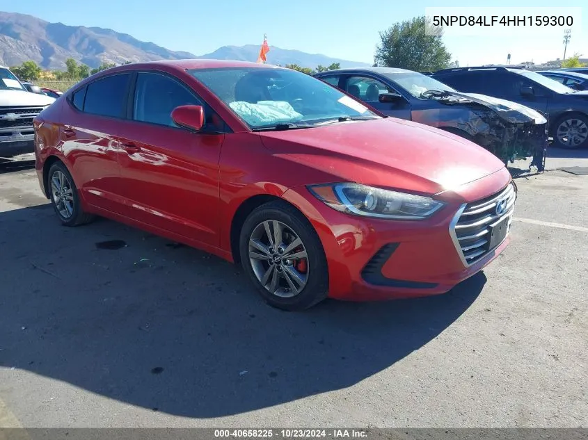 2017 Hyundai Elantra Se VIN: 5NPD84LF4HH159300 Lot: 40658225