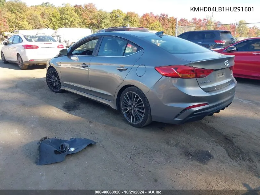 KMHD04LB1HU291601 2017 Hyundai Elantra Sport