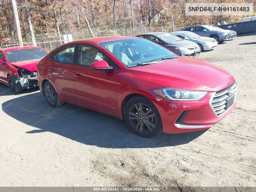 2017 Hyundai Elantra Se VIN: 5NPD84LF4HH161483 Lot: 40724243