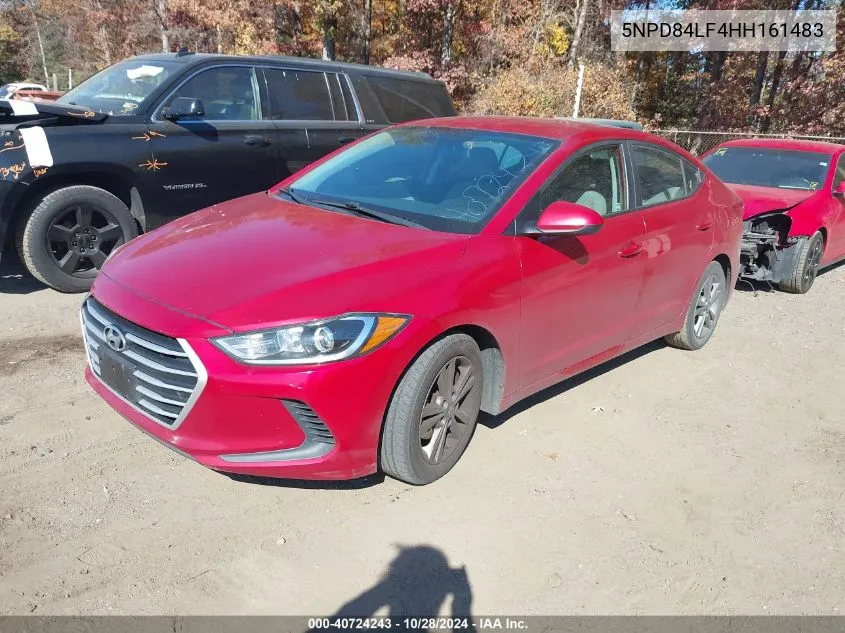 2017 Hyundai Elantra Se VIN: 5NPD84LF4HH161483 Lot: 40724243