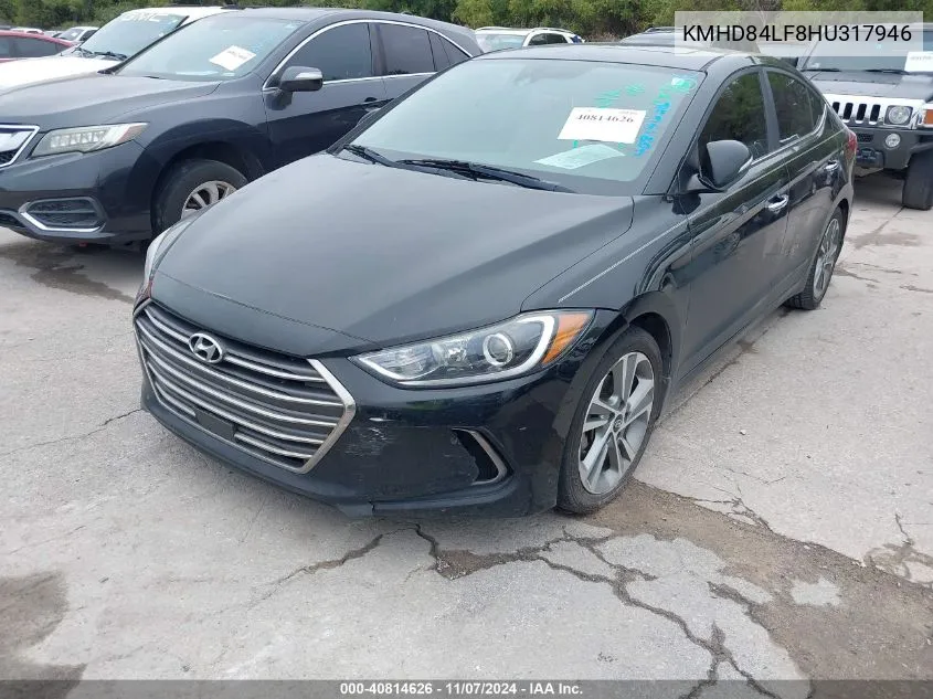 KMHD84LF8HU317946 2017 Hyundai Elantra Limited