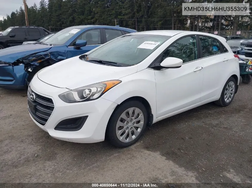 2017 Hyundai Elantra Gt VIN: KMHD35LH6HU355309 Lot: 40850644