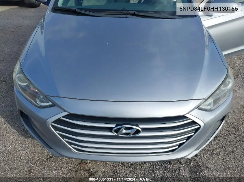 5NPD84LF0HH130165 2017 Hyundai Elantra Se