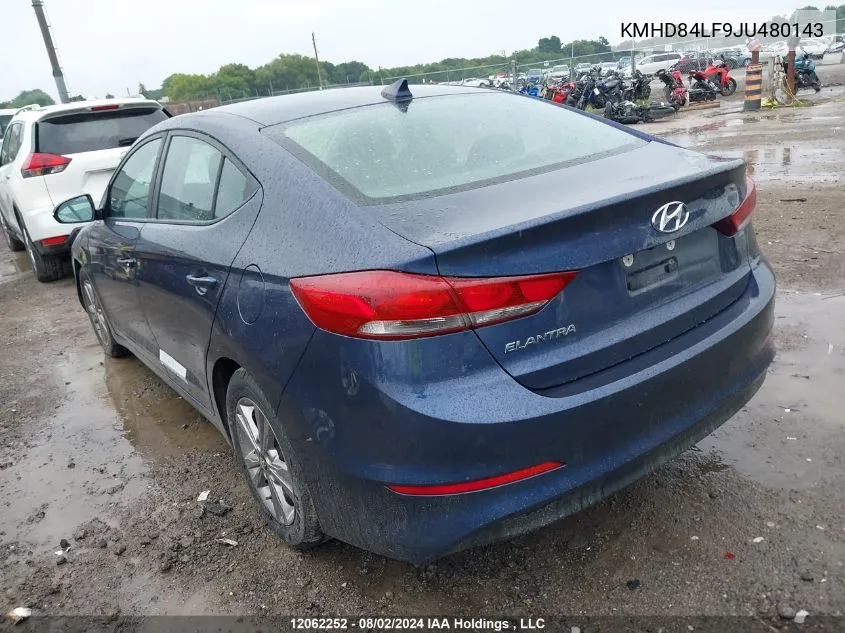 KMHD84LF9JU480143 2018 Hyundai Elantra Gl