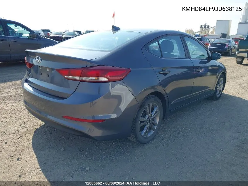 KMHD84LF9JU638125 2018 Hyundai Elantra Sel/Value/Limited