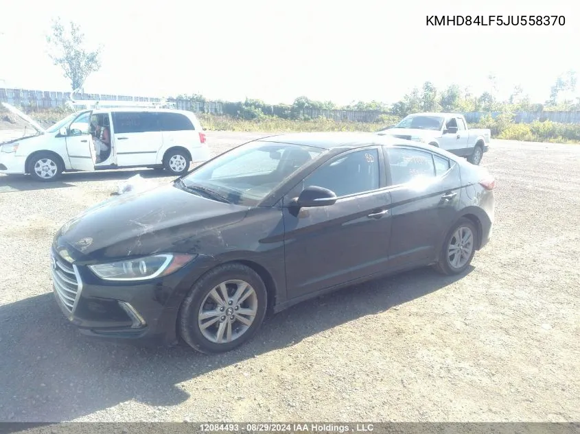 KMHD84LF5JU558370 2018 Hyundai Elantra Gl