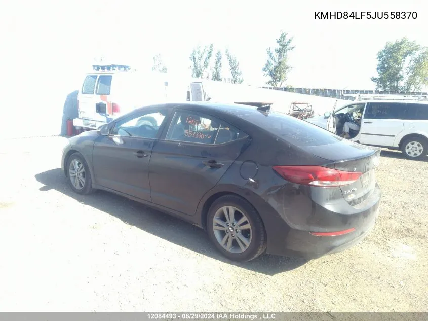 KMHD84LF5JU558370 2018 Hyundai Elantra Gl